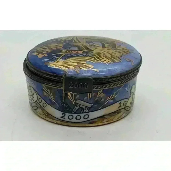 La Gloriette Limoges Millennium Eiffel Tower Arc de Triomphe Trinket Box Ltd Ed - Picture 8 of 13